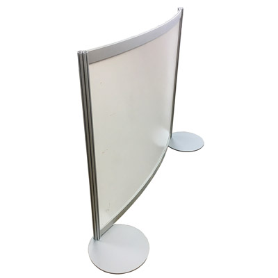 Systemstellwand R8 mit drehbarem Tellerfu�